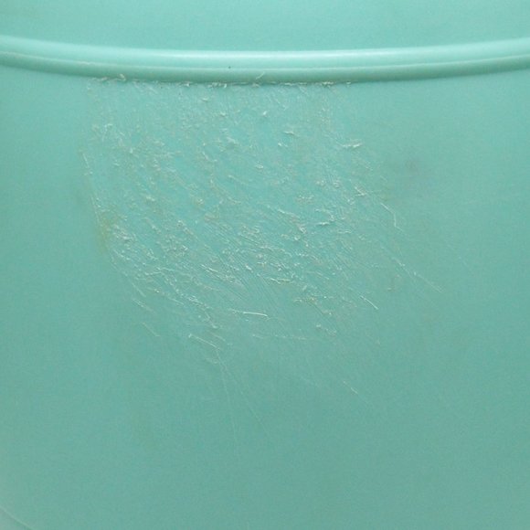 Vintage Stanley Atomic FLOUR MCM 1950s Plastic Canister in Turquoise - Picture 4 of 7